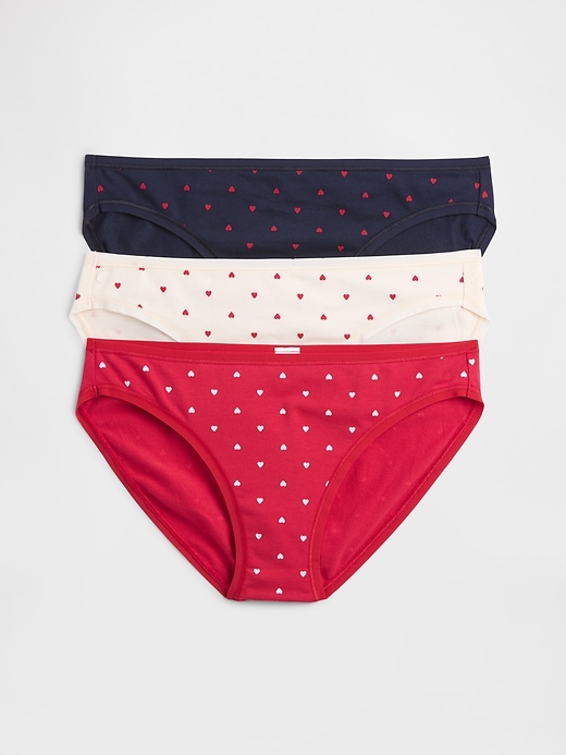 bikini en coton stretch biologique lot de 3