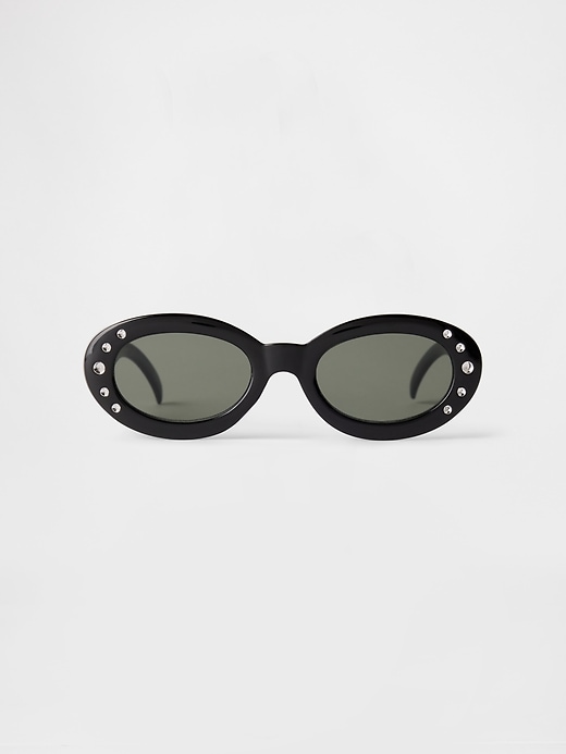 lunettes de soleil ovales rétro pour enfants