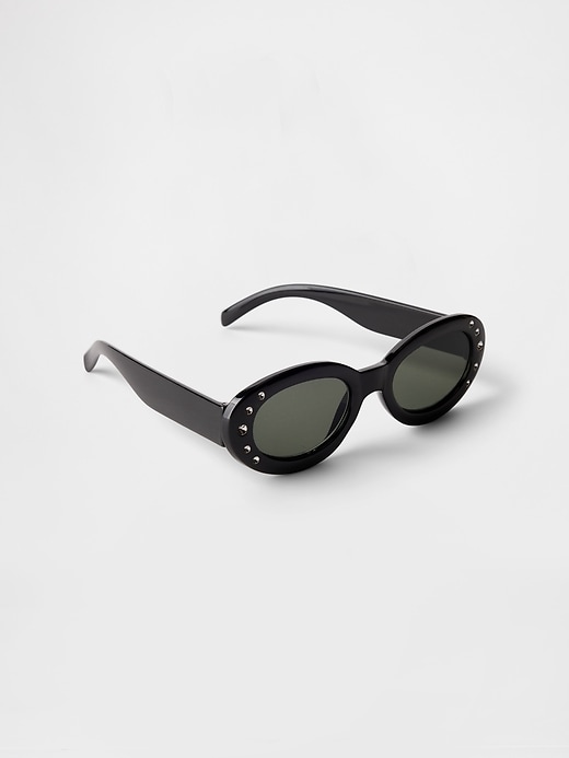 lunettes de soleil ovales rétro pour enfants