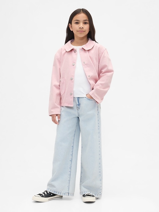 veste de grange en jean pour enfants