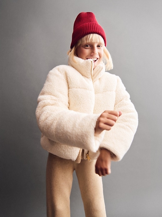 doudoune sherpa pour enfants