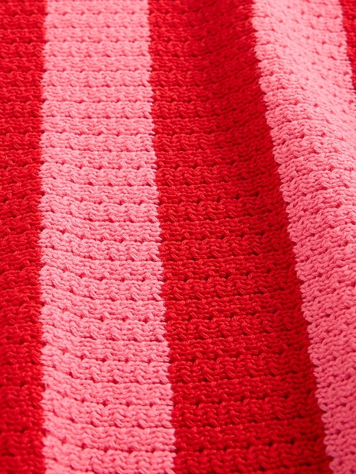 robe à rayures au crochet pour enfants