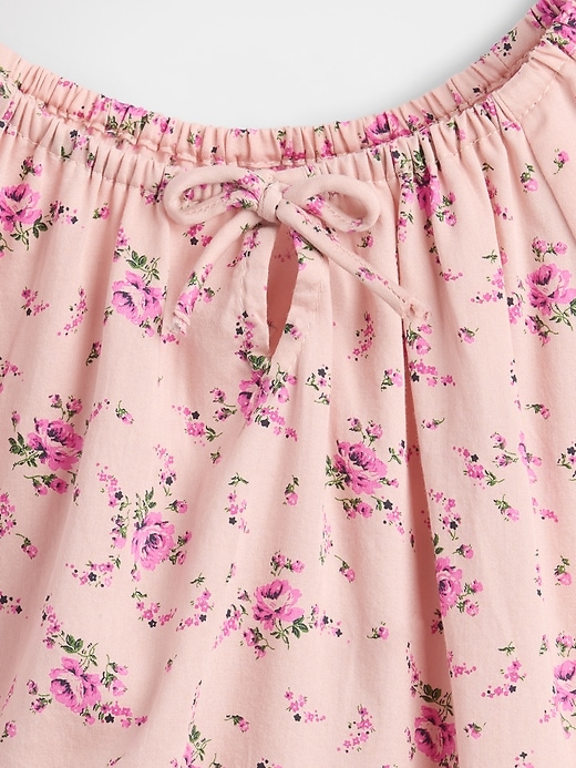 robe à volants à manches bouffantes pour enfants