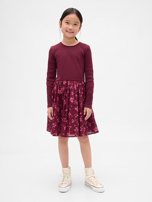 robe enfant en techniques mixtes