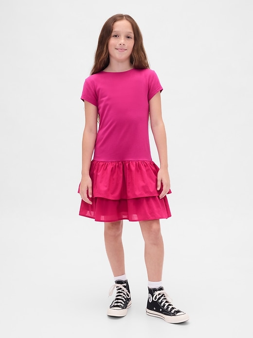 robe à volants taille basse pour enfant
