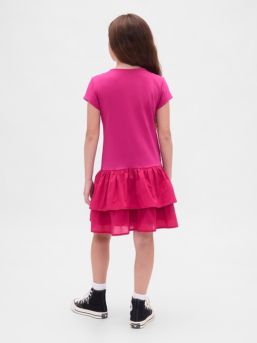 robe à volants taille basse pour enfant