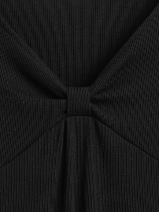 robe à nœud côtelé pour enfant