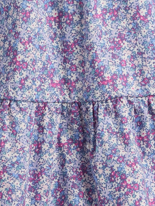 robe à volants en matières mixtes pour enfants