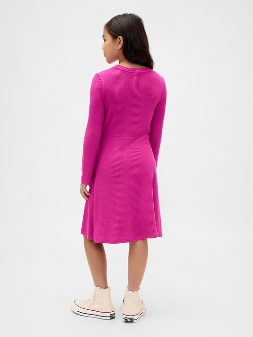 robe côtelée douce pour enfants
