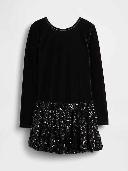 robe à bulles à sequins en techniques mixtes pour enfants