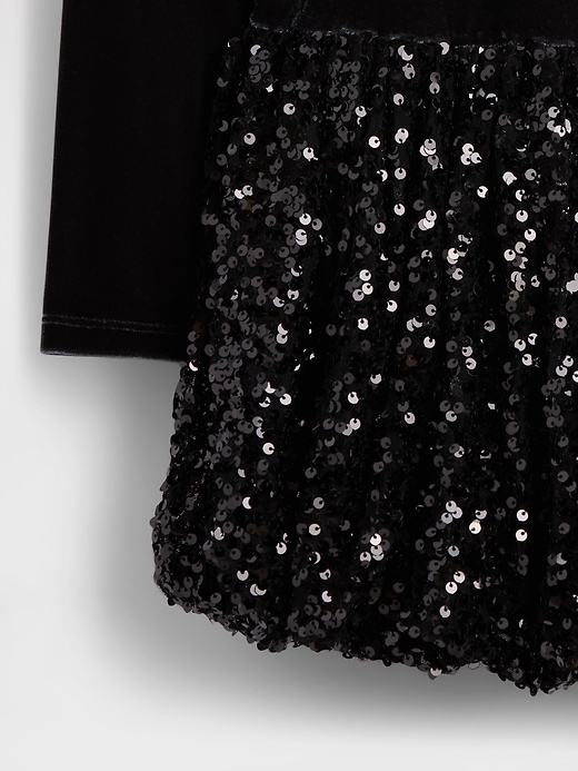 robe à bulles à sequins en techniques mixtes pour enfants