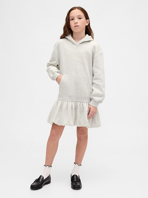 robe sweat-shirt à capuche surdimensionnée pour enfants