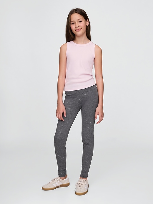 leggings à paillettes pour enfants