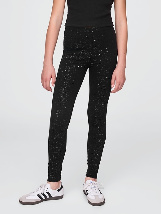 leggings à paillettes pour enfants