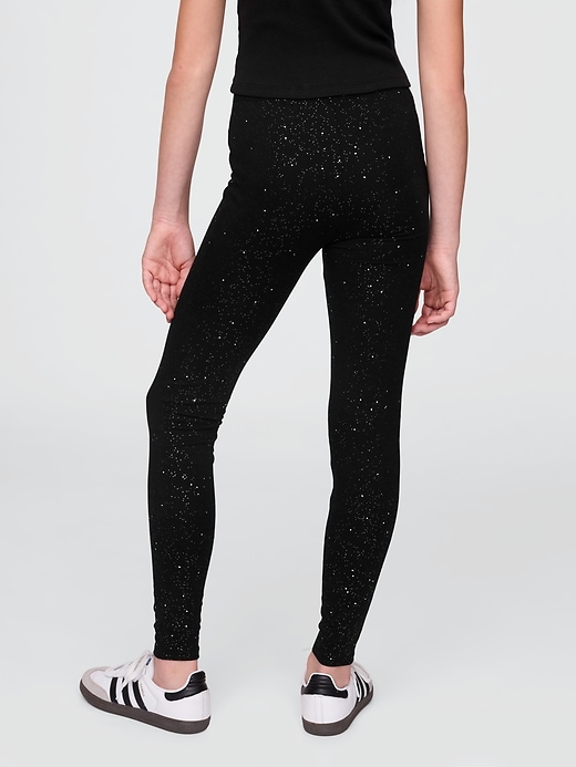 leggings à paillettes pour enfants