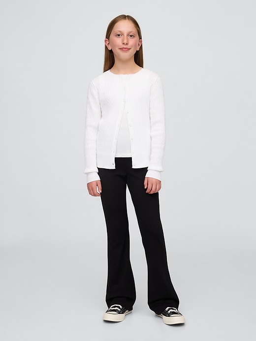 pantalon évasé facile à porter pour uniforme denfant ponte