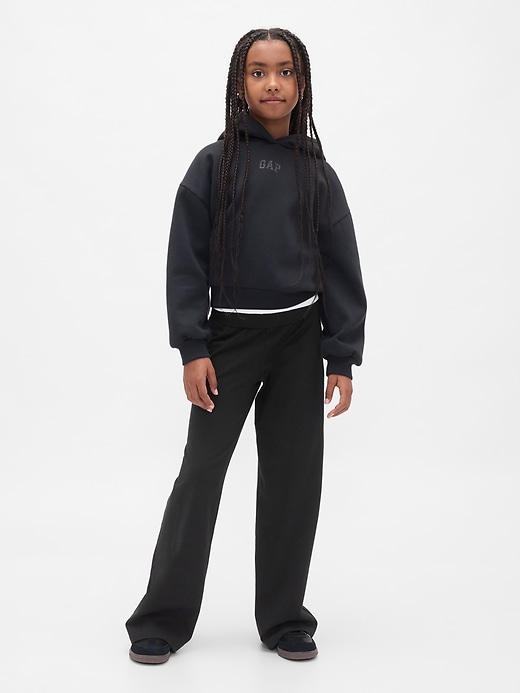 leggings à jambes larges repliables pour enfants