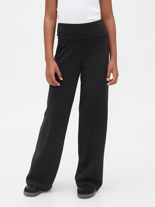 leggings à jambes larges repliables pour enfants