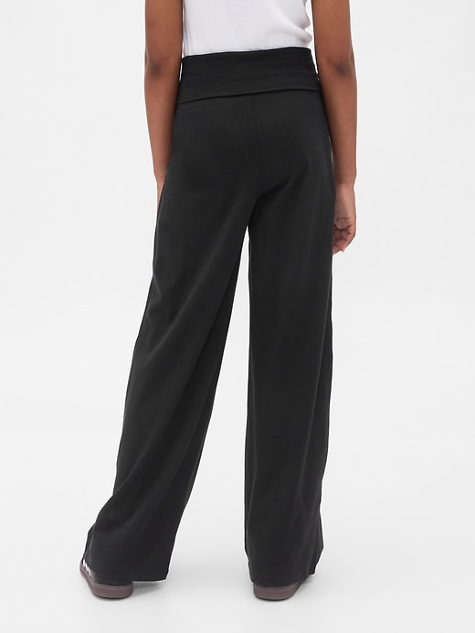 leggings à jambes larges repliables pour enfants