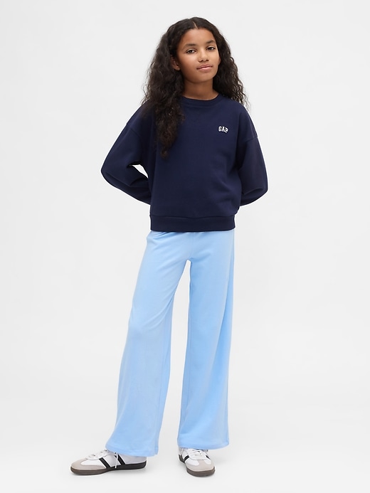 leggings à jambes larges repliables pour enfants