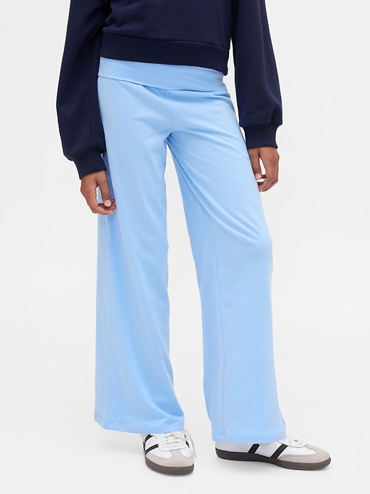 leggings à jambes larges repliables pour enfants