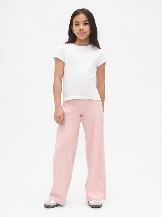 leggings à jambes larges repliables pour enfants