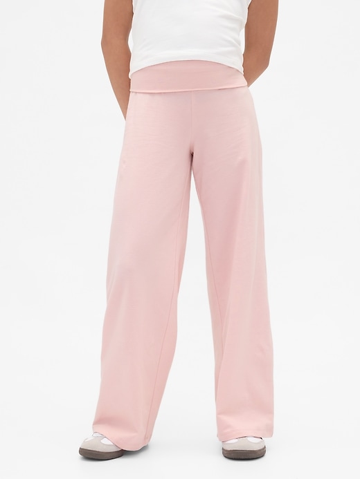 leggings à jambes larges repliables pour enfants