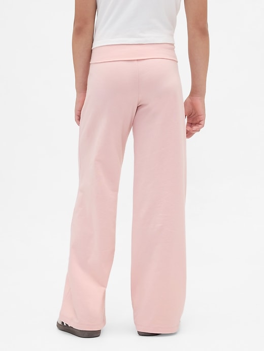 leggings à jambes larges repliables pour enfants