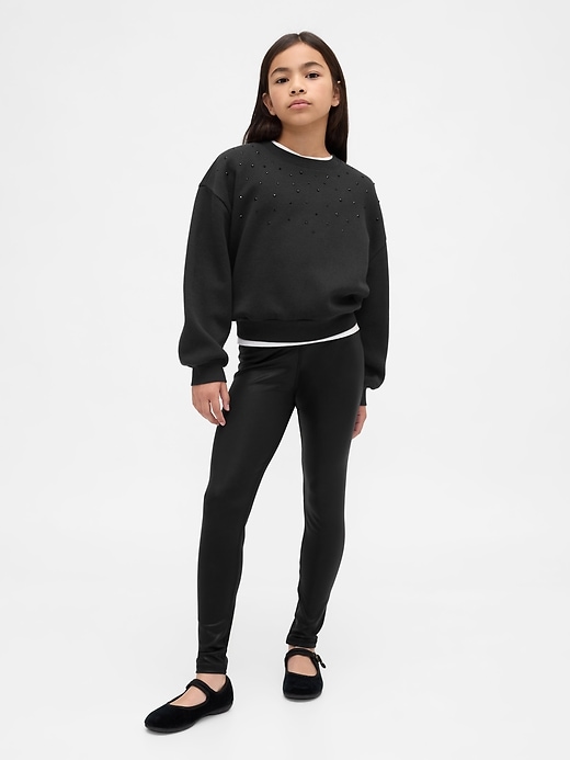 leggings brillants pour enfants
