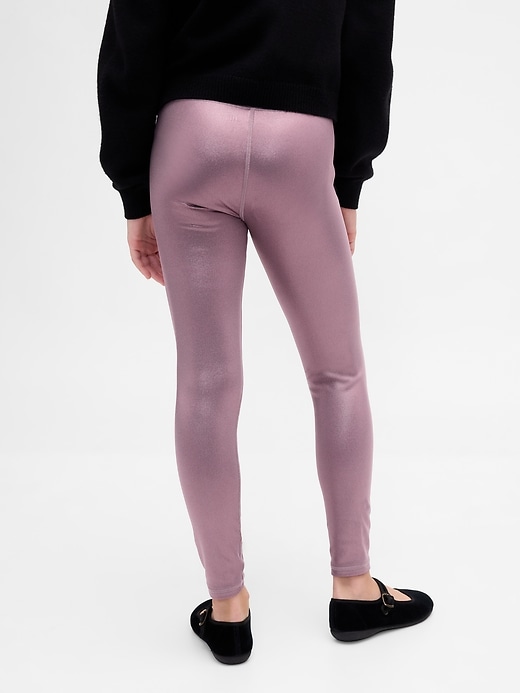 leggings brillants pour enfants