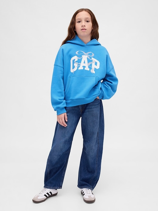 sweat à capuche oversize vintage pour enfants