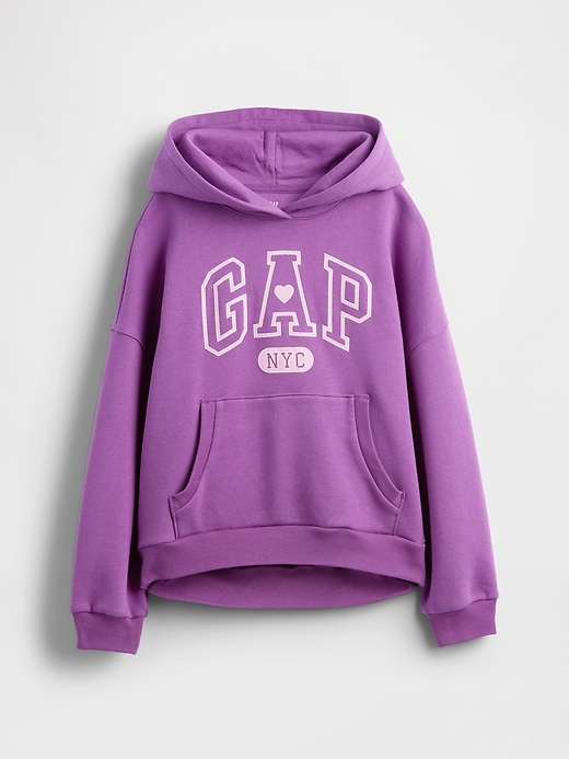 sweat à capuche oversize vintage pour enfants