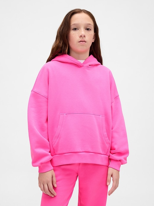 sweat à capuche oversize vintage pour enfants