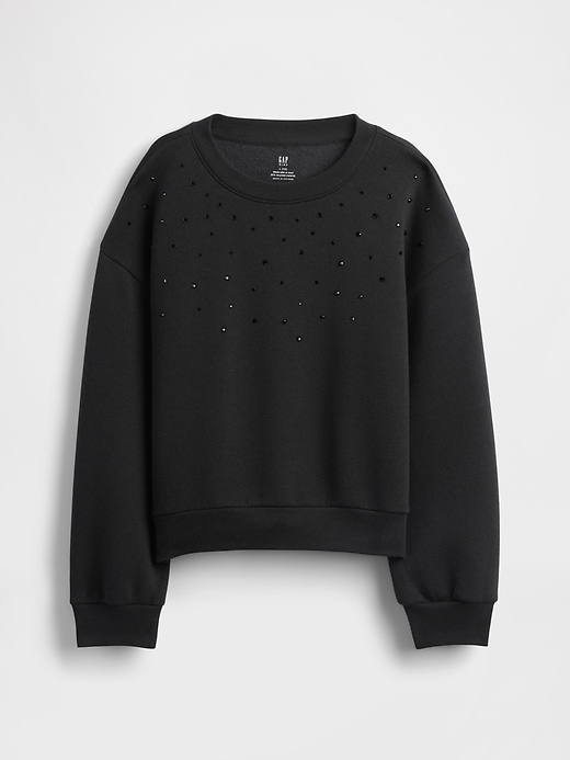 sweat-shirt dolman orné pour enfants