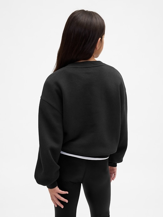 sweat-shirt dolman orné pour enfants