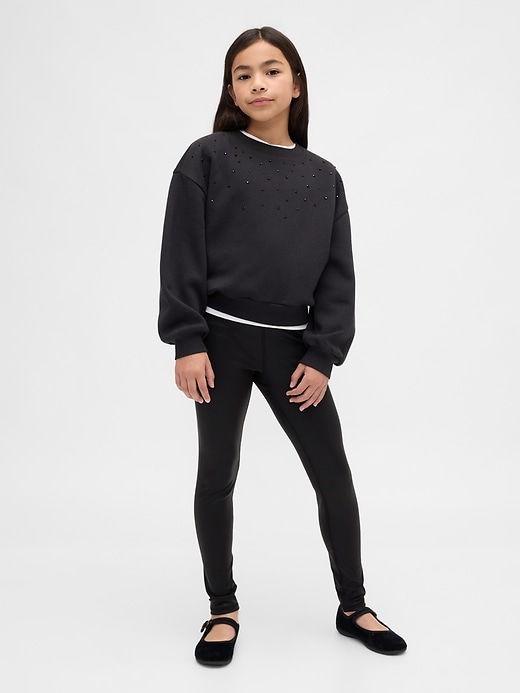 sweat-shirt dolman orné pour enfants