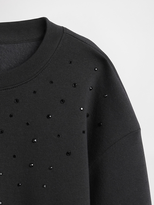 sweat-shirt dolman orné pour enfants