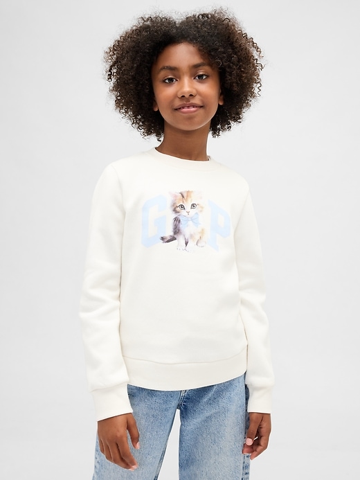 sweat-shirt enfant avec logo graphique