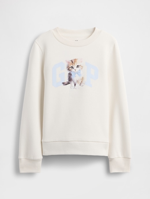sweat-shirt enfant avec logo graphique