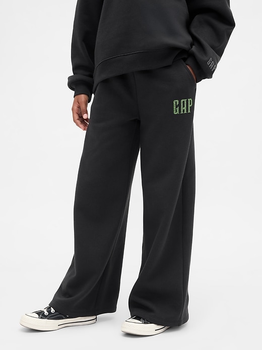 pantalon de survêtement ample et doux avec logo wicked vintage pour enfants