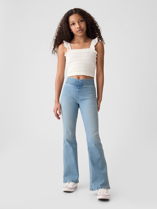 jeggings évasés taille haute pour enfants
