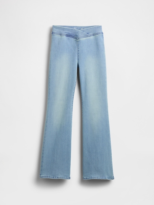 jeggings évasés taille haute pour enfants