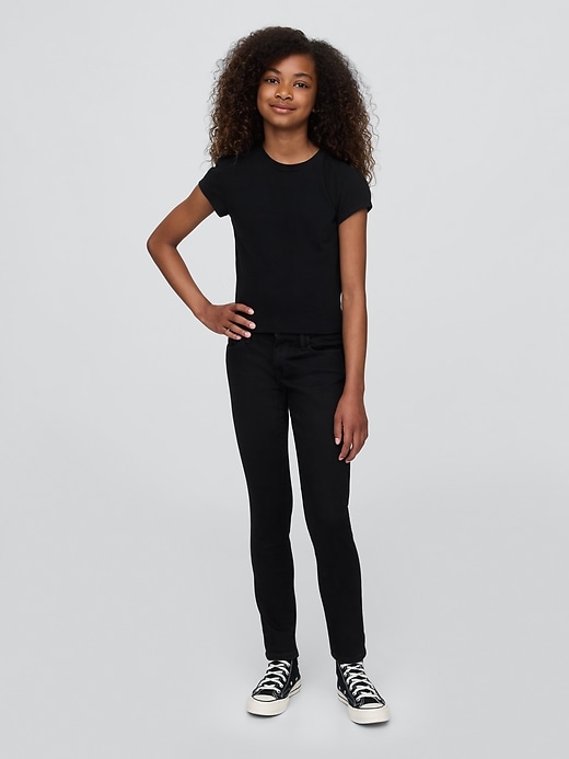 jeans skinny taille mi-haute pour enfants