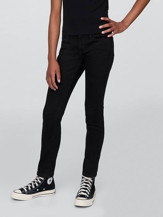 jeans skinny taille mi-haute pour enfants