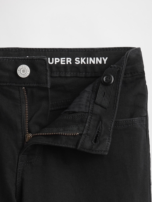 jeans skinny taille mi-haute pour enfants