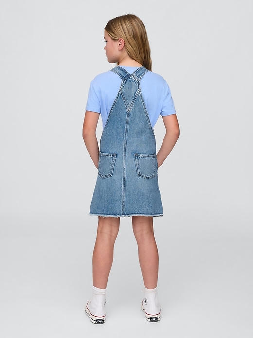 robe-salopette en jean pour enfant