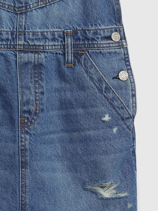 robe-salopette en jean pour enfant