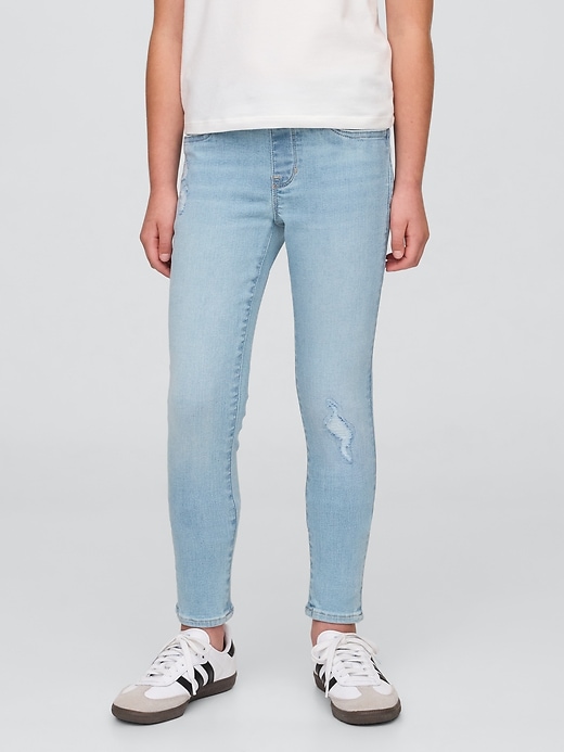 jeggings à enfiler taille mi-haute pour enfants