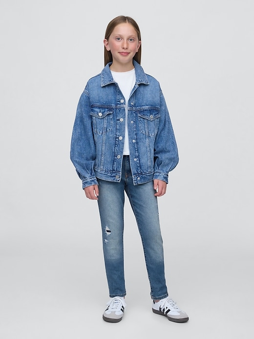 jeans super skinny taille mi-haute pour enfants