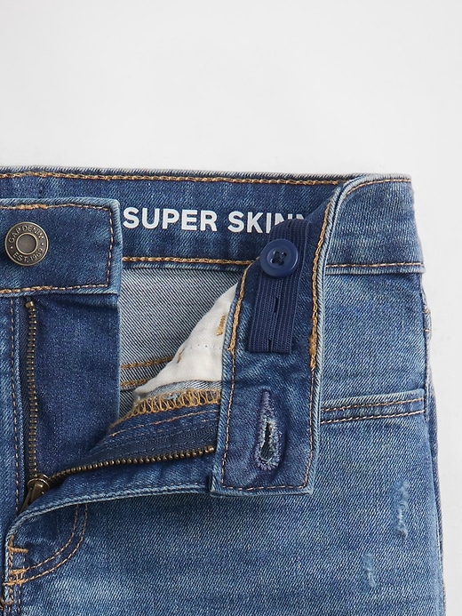 jeans super skinny taille mi-haute pour enfants